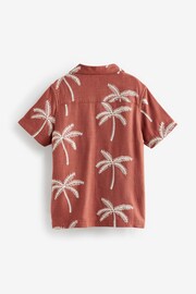 Orange Short Sleeve Embroidered Shirt (3-16yrs) - Image 4 of 5