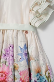 Angel & Rocket Cream Emillie Print Border Tie Sash Dress - Image 9 of 9