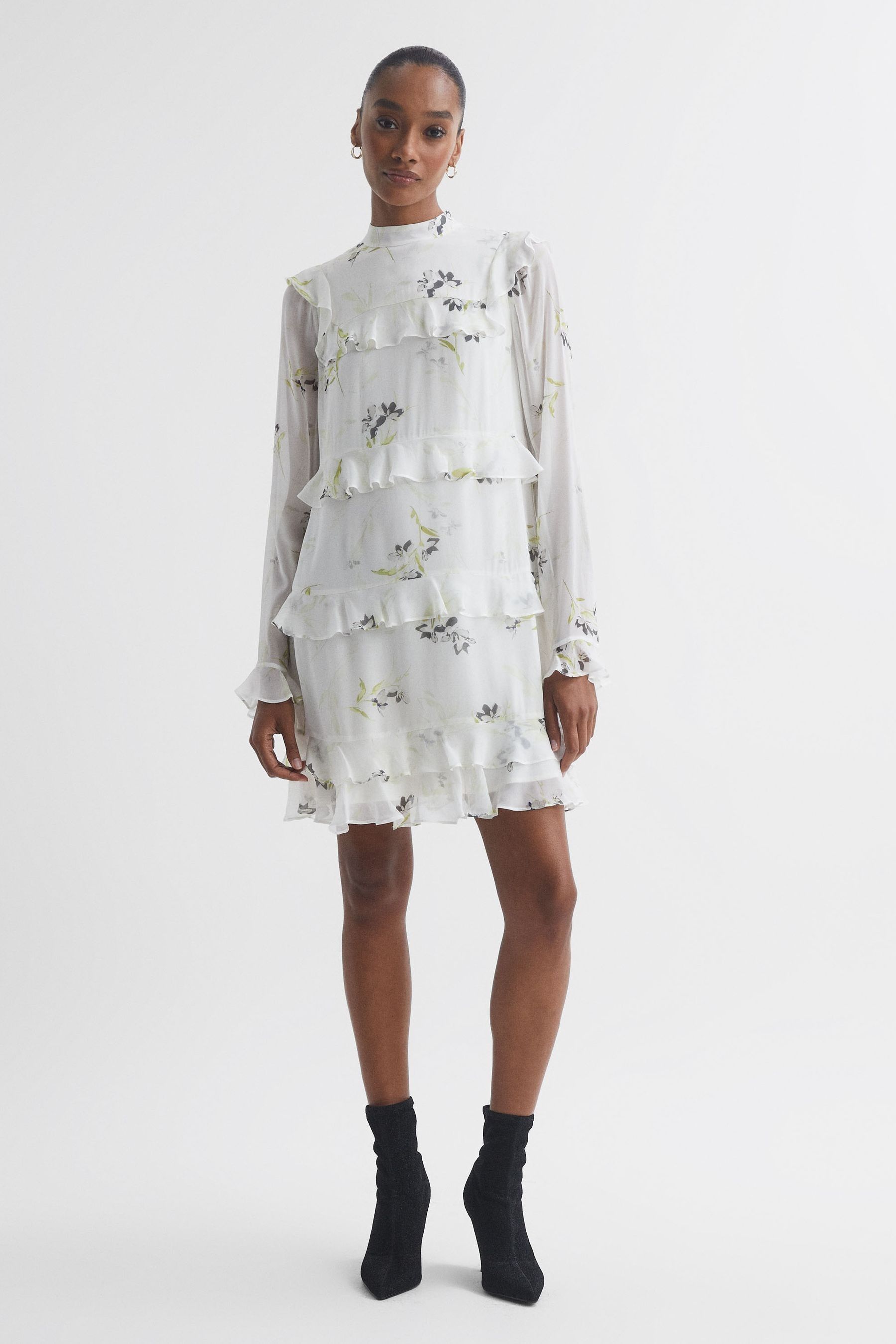 Buy Florere Floral Tiered Mini Dress from the Next UK online shop