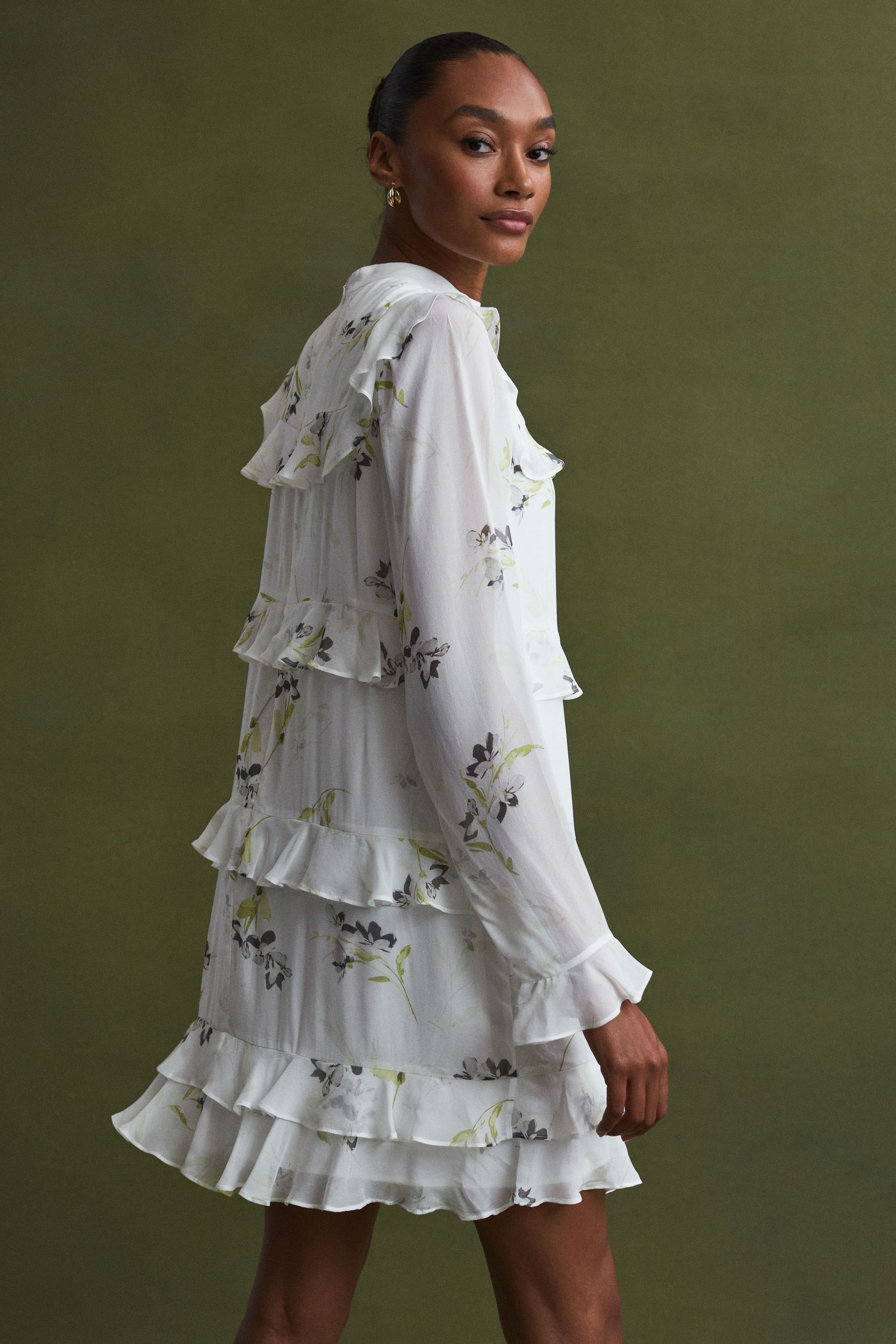 Buy Florere Floral Tiered Mini Dress from the Next UK online shop