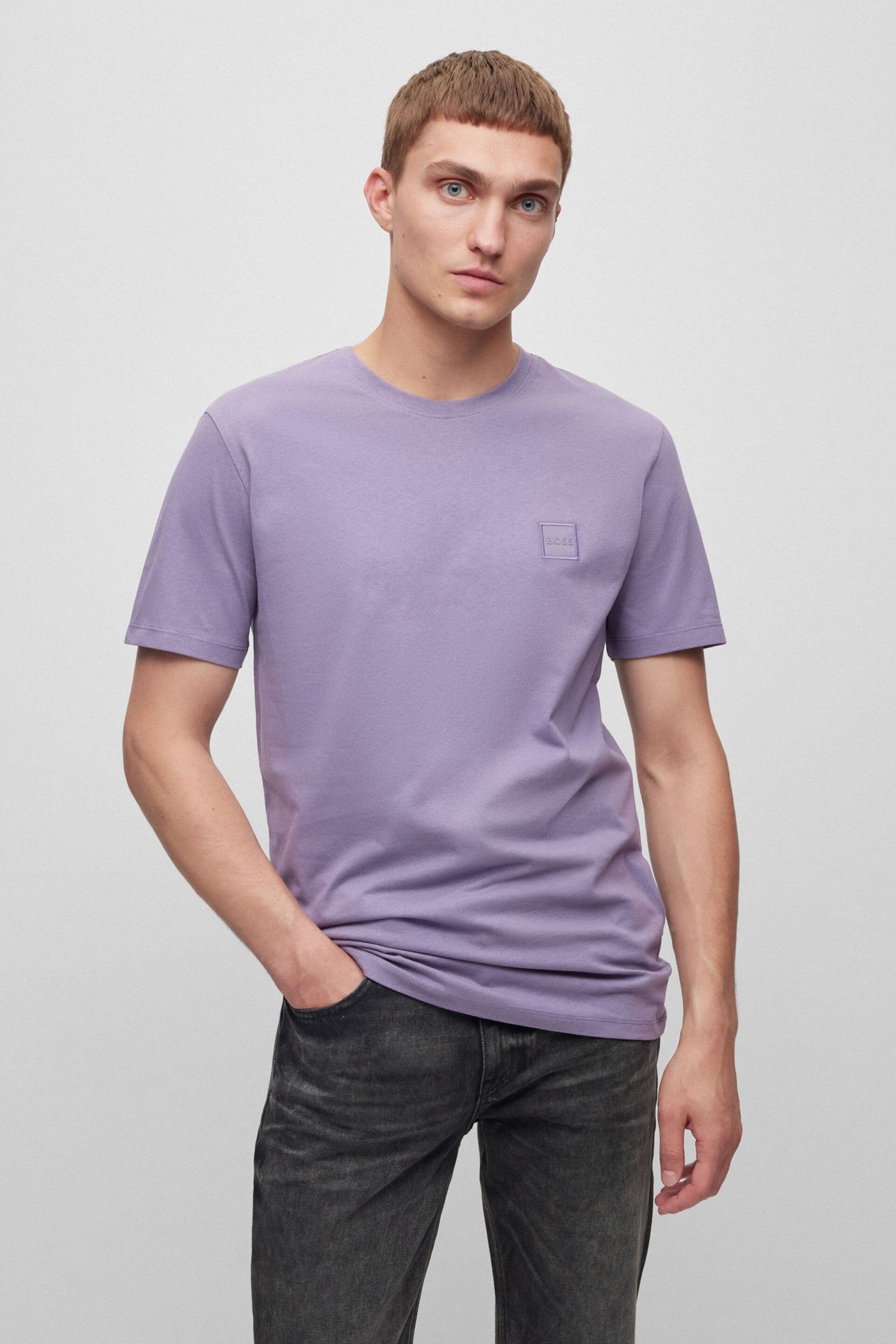 BOSS Purple Tales T-Shirt - Image 1 of 5