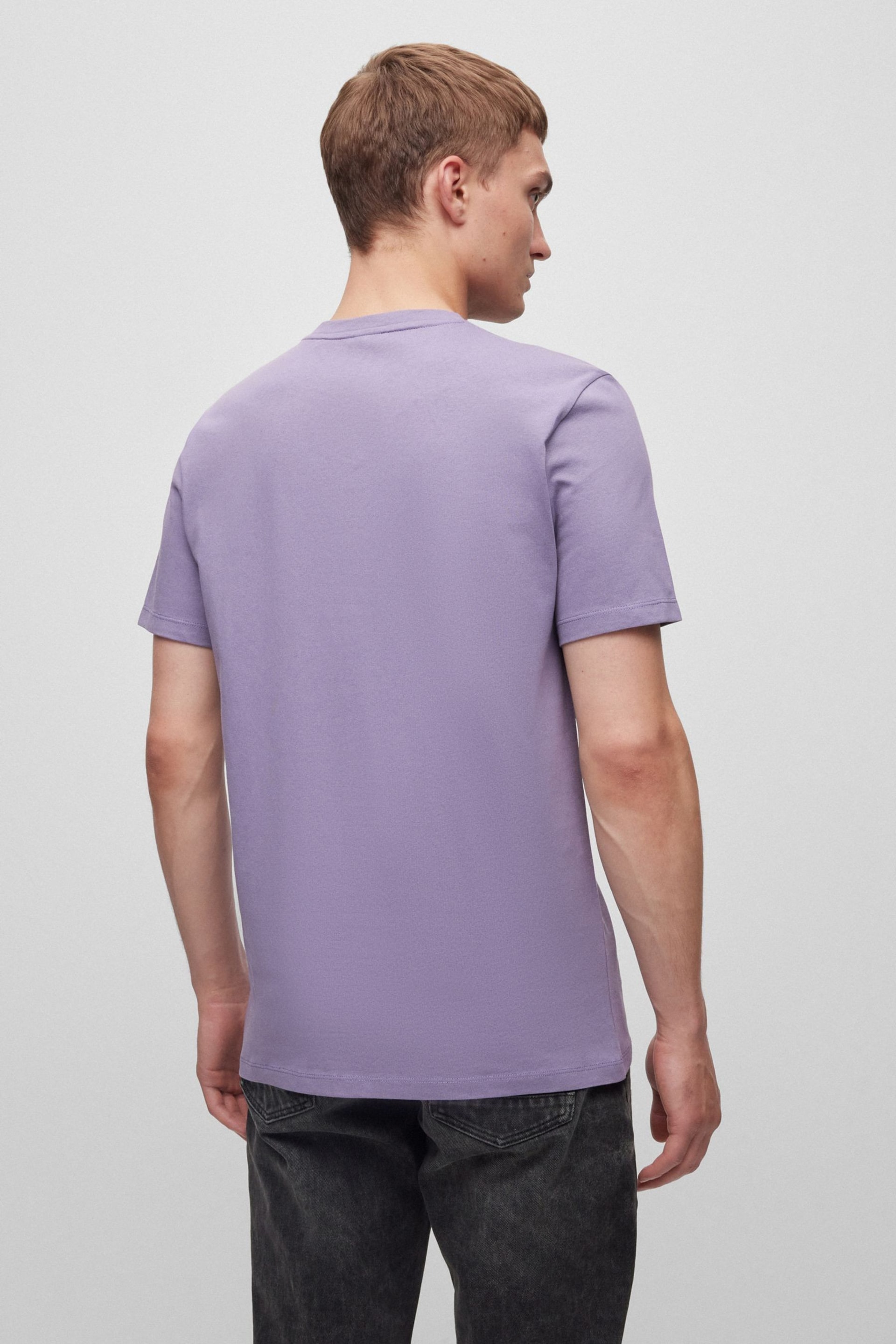 BOSS Purple Tales T-Shirt - Image 2 of 5