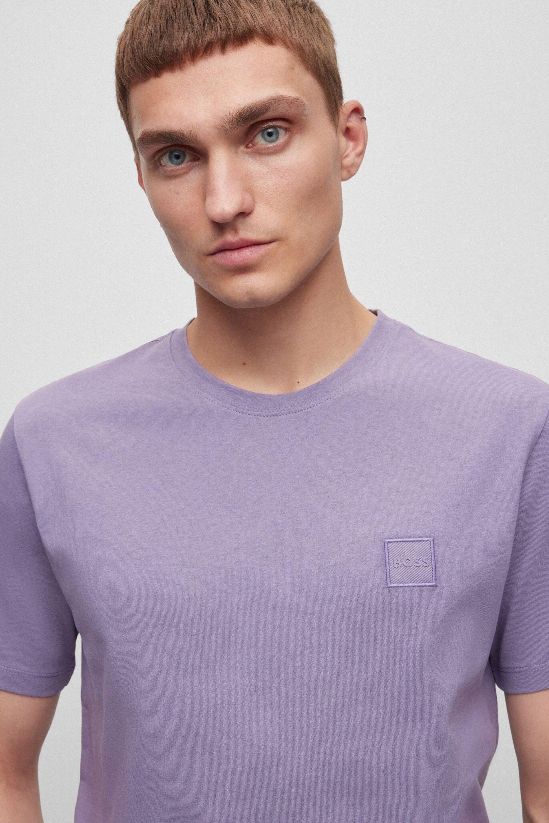 BOSS Purple Tales T-Shirt - Image 4 of 5
