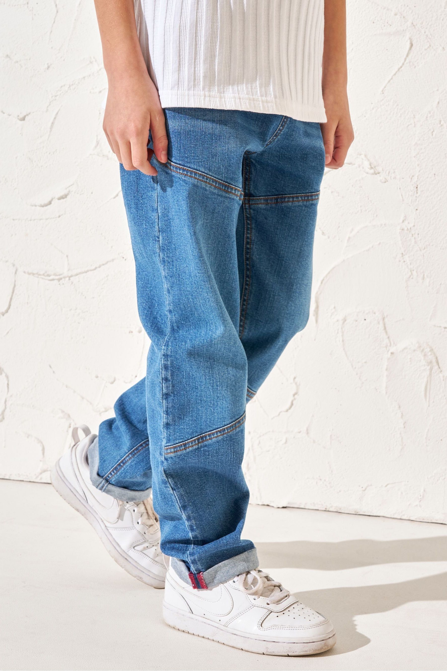 Blue jean hot sale biker jeans