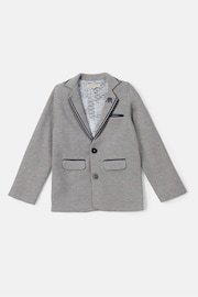 Angel & Rocket Grey Ashton Tailored Jersey Blazer - Image 4 of 6
