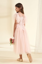 Angel & Rocket Pink Cascade Lace Anelise Dress - Image 6 of 9