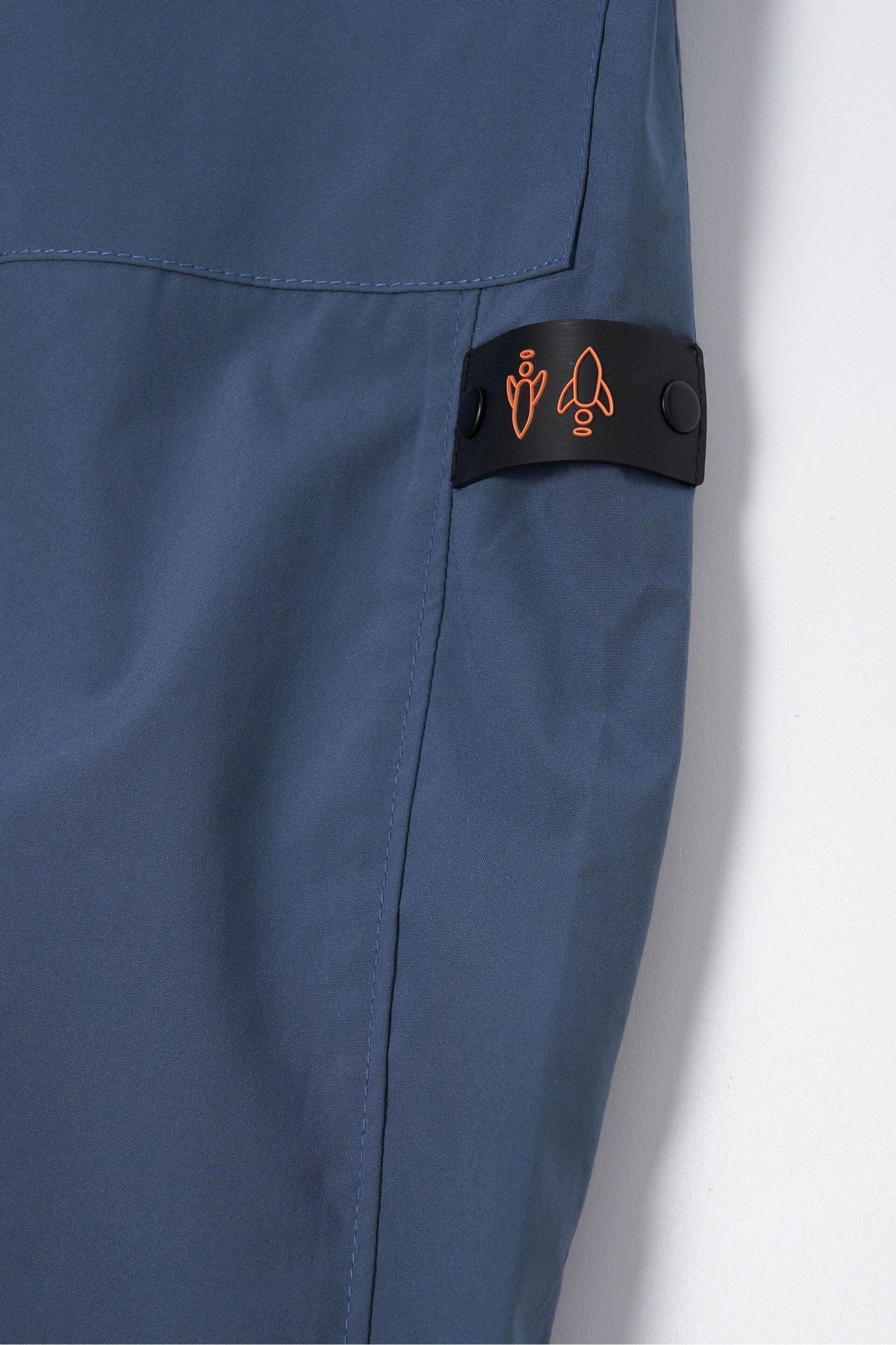 Angel & Rocket Blue Finn Stretch Poplin Trousers - Image 6 of 6