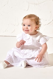Angel & Rocket White Embroidered Collar Molly Dress - Image 1 of 4