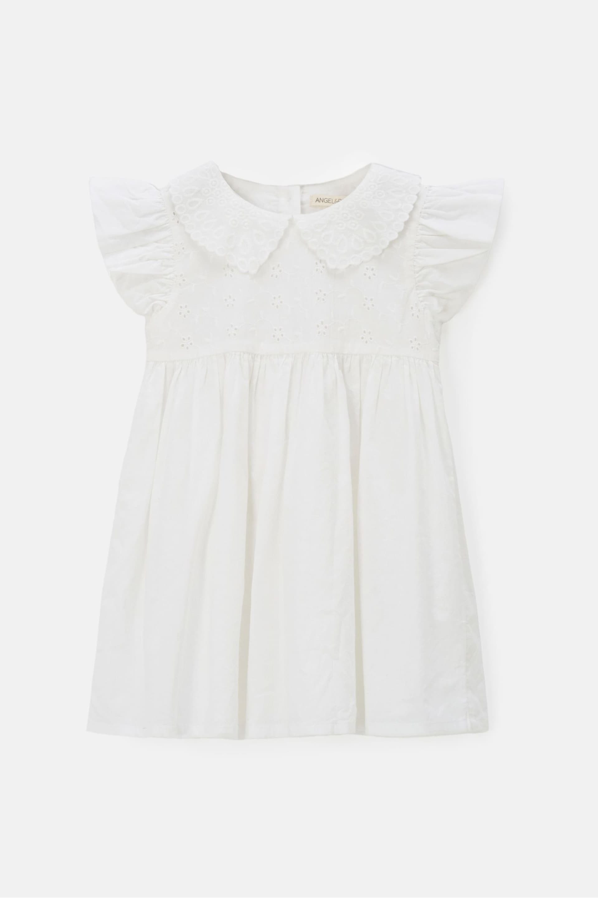 Angel & Rocket White Embroidered Collar Molly Dress - Image 2 of 4