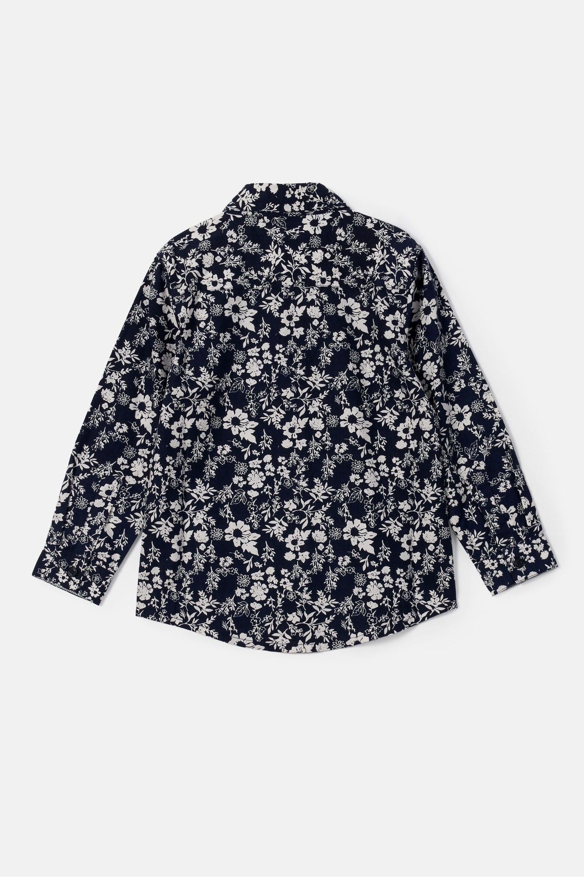 Angel & Rocket Blue Faes Floral Printed Shirt - Image 5 of 6