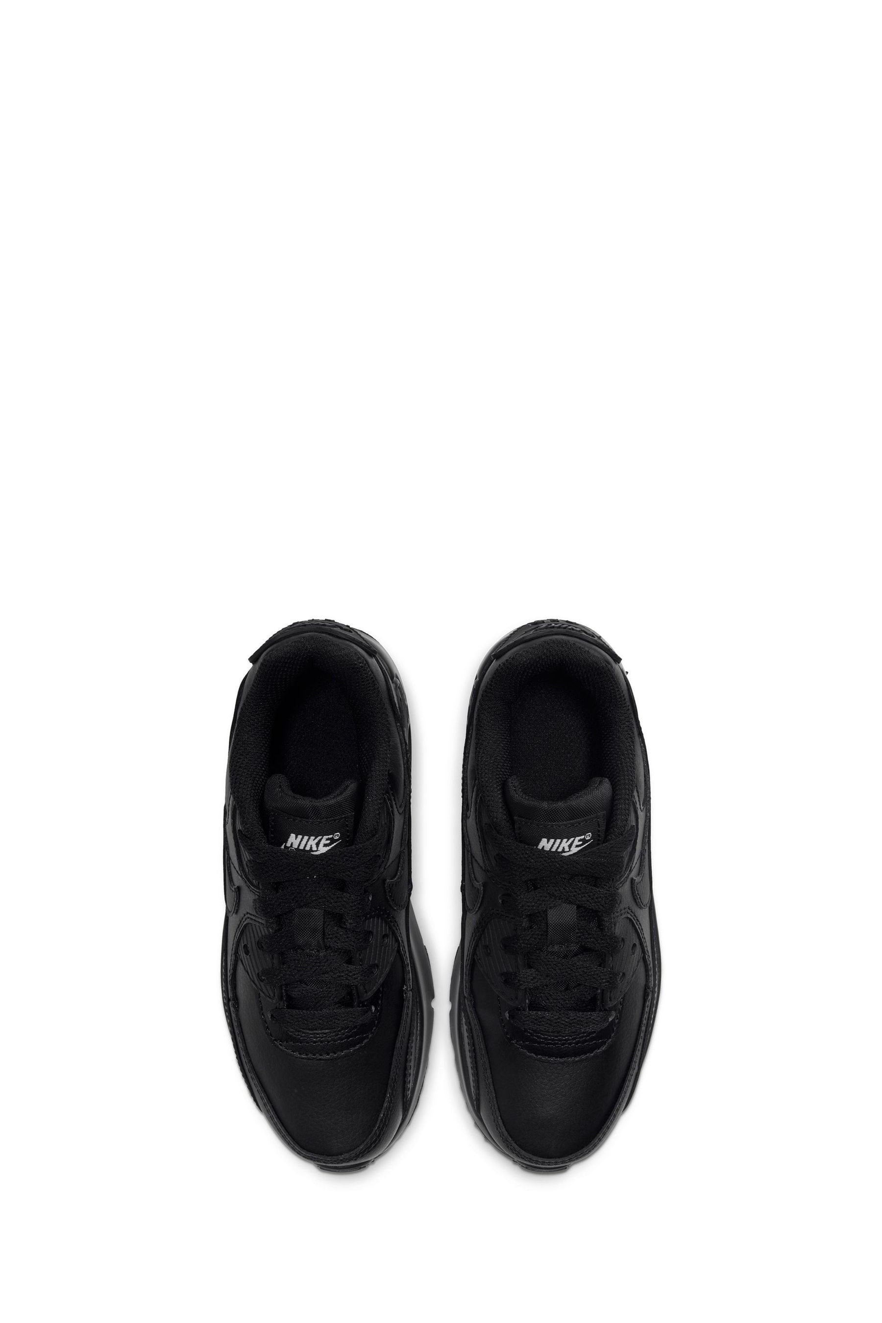 Nike Black Air Max 90 Junior Trainers