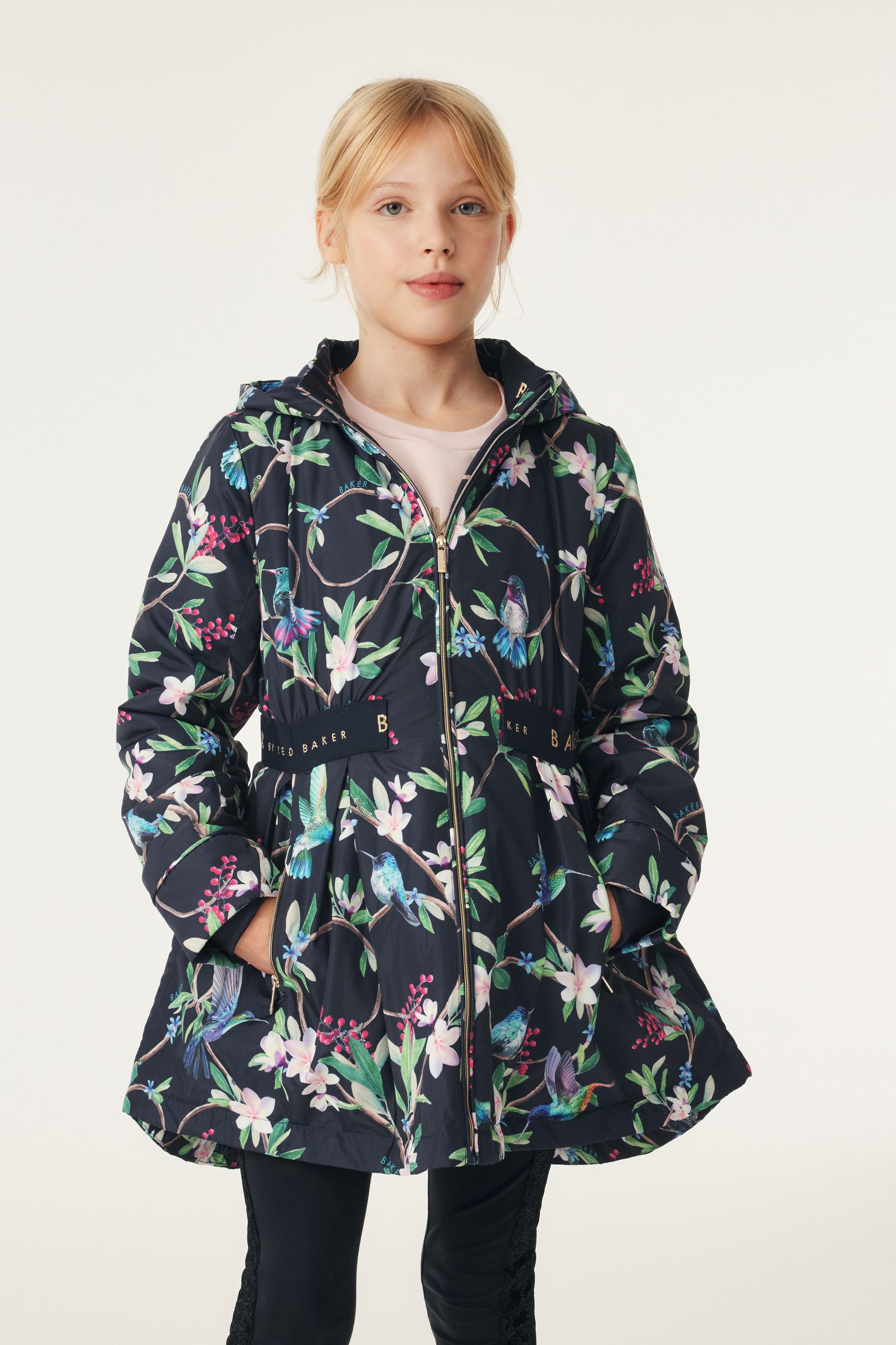 Buy Baker by Ted Baker Shower Resistant Floral Rain Coat from Next Luxembourg