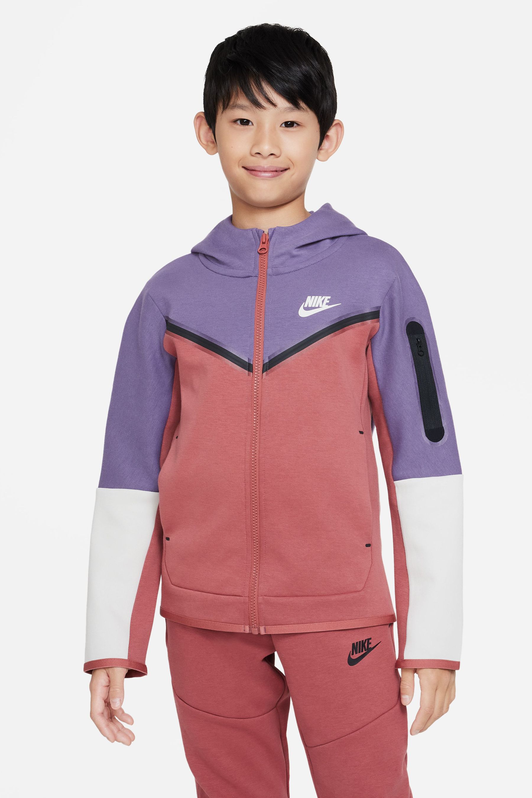 Purple nike tech on sale