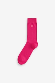 Bright Multi 8 Pack Embroided Lasting Fresh Socks - Image 4 of 11