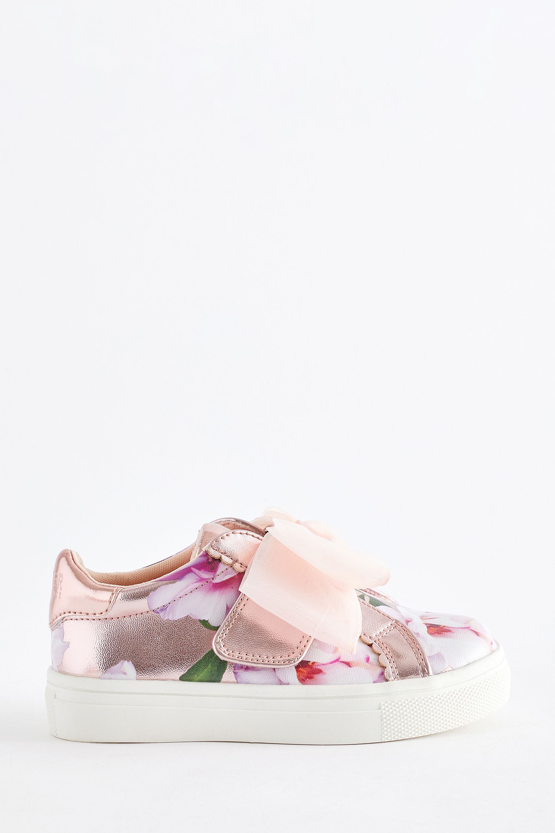 Girls bow trainers cheap