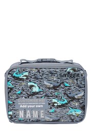 Smiggle Grey Wild Side Square Attach Id Lunch Box - Image 1 of 2