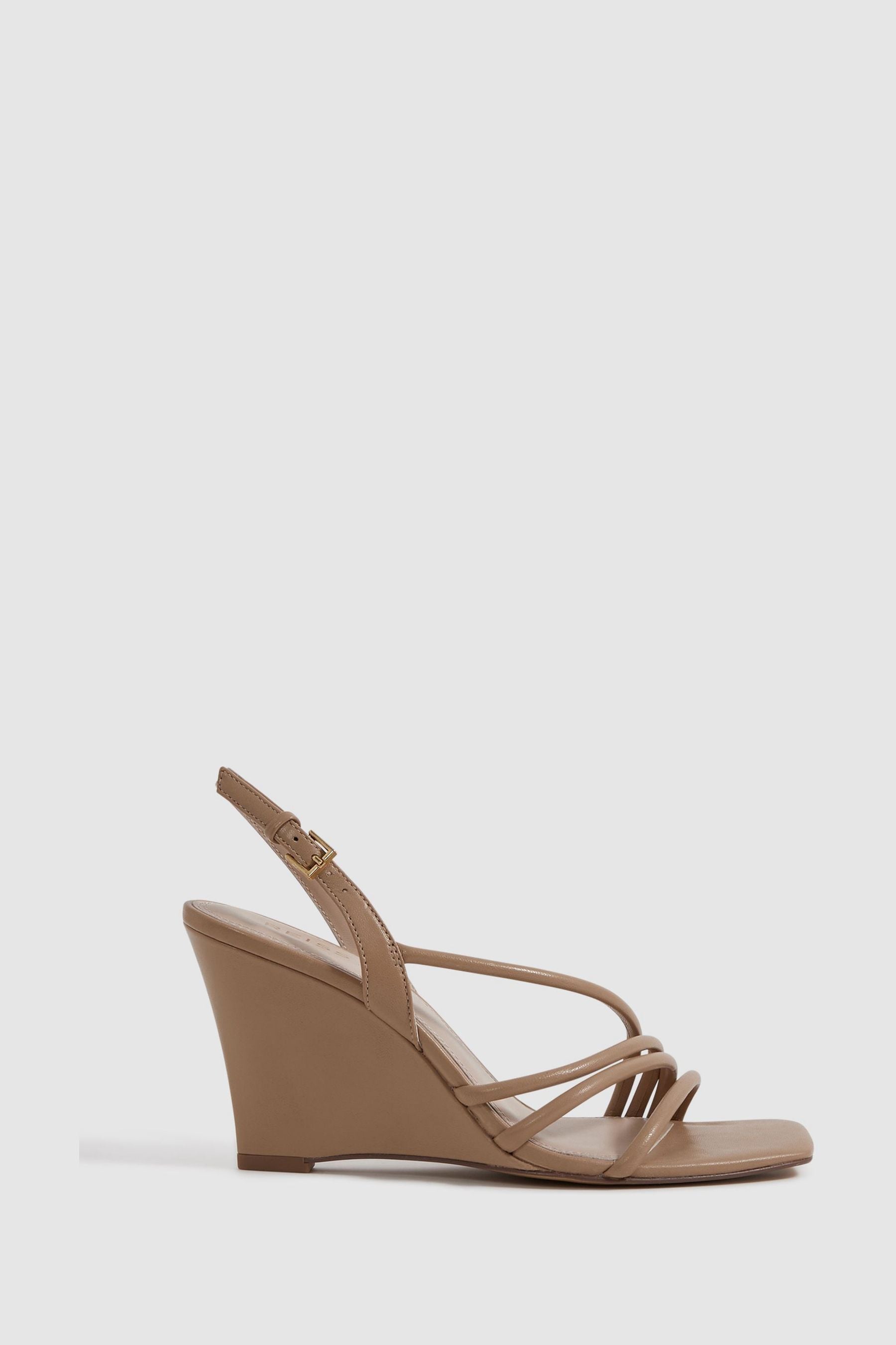 Nude wedge heels deals