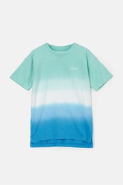 Angel & Rocket Blue Brad Ombre Tie Dye T-Shirt - Image 3 of 5