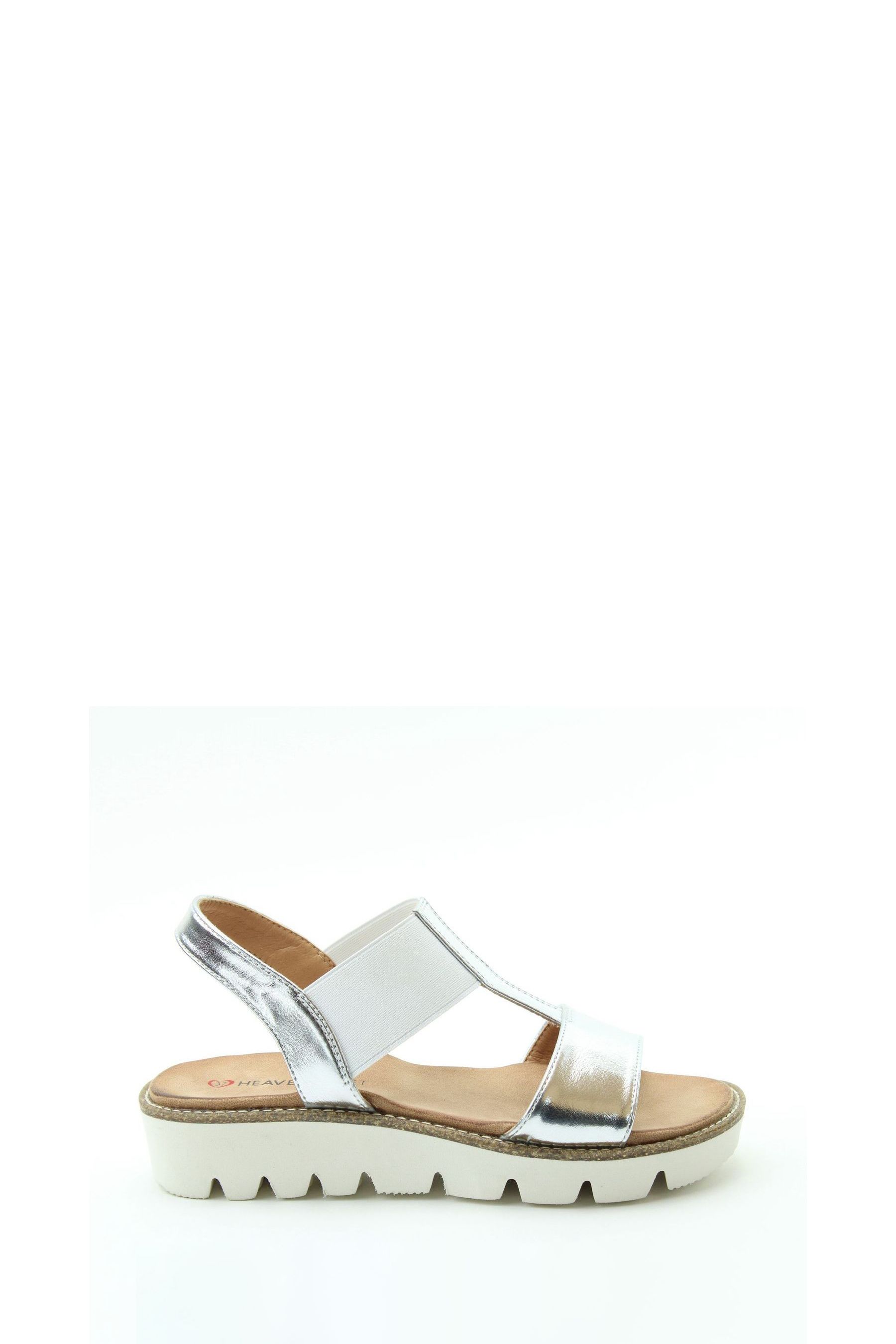 Heavenly feet silver sandals online
