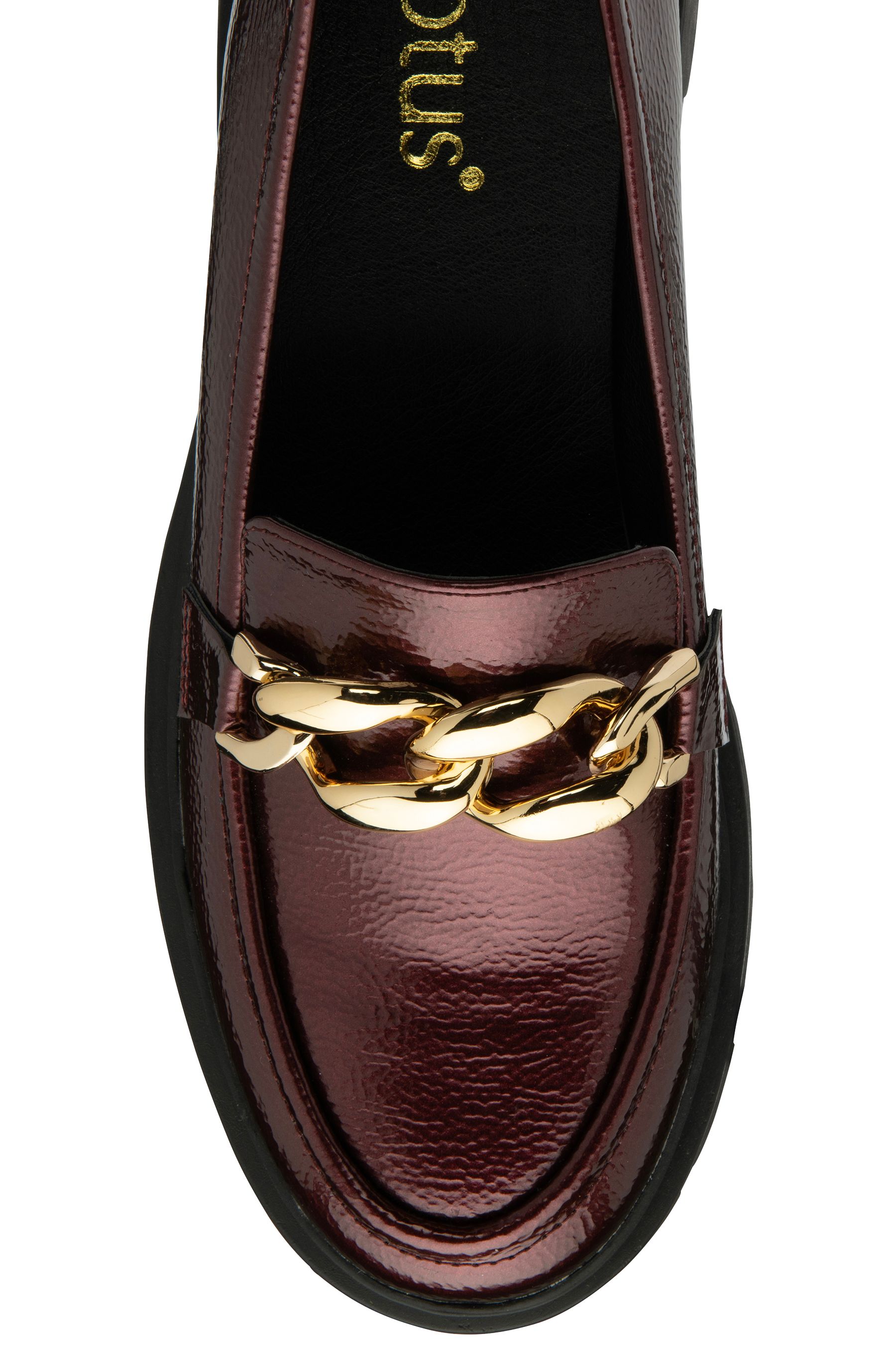 Buy Lotus Burgundy Red Patent Loafers from Next France