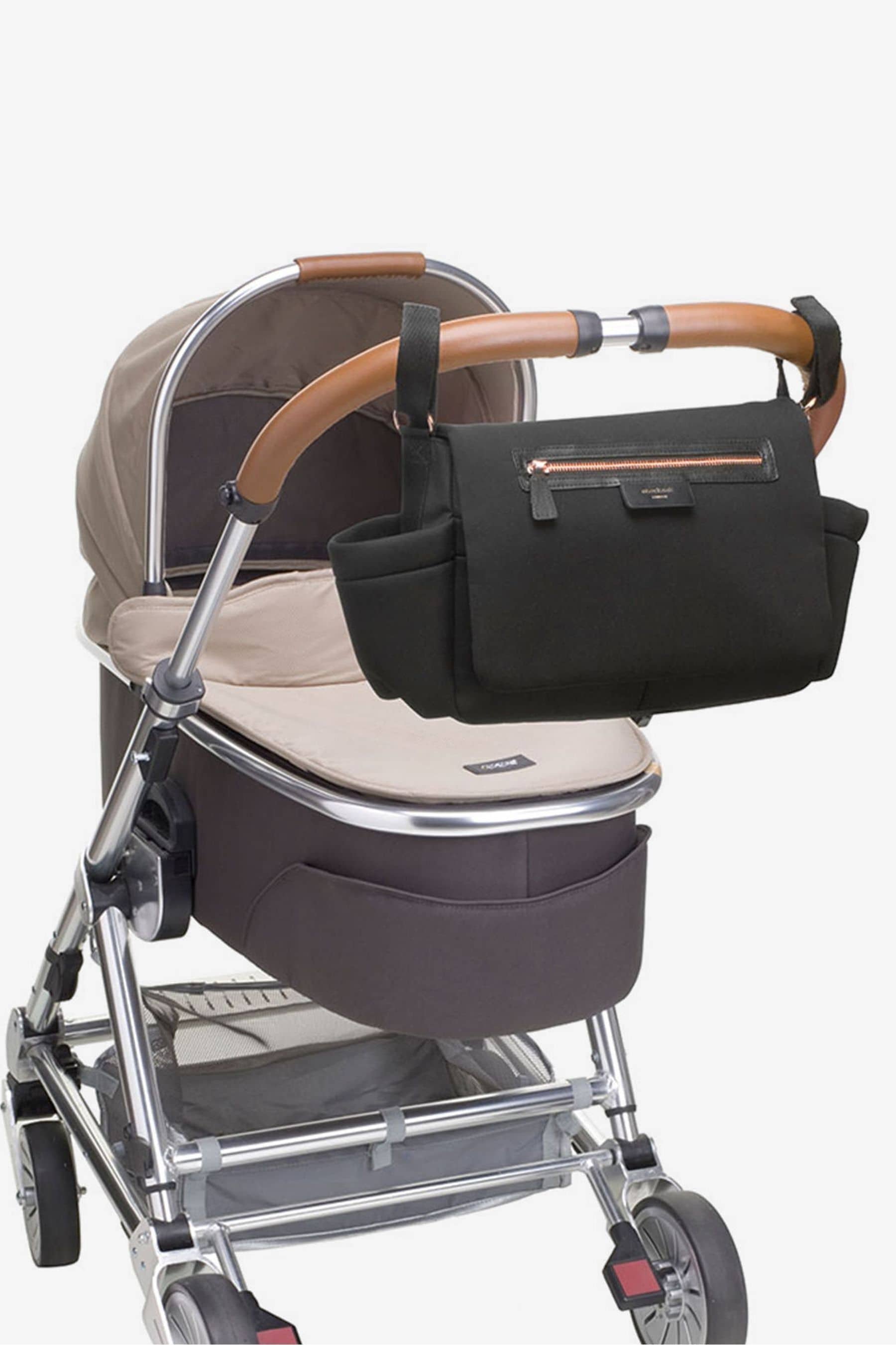 Pink lining stroller organiser outlet
