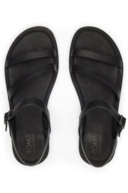 TOMS Kira Black Sandals In Leather - Image 5 of 6