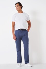 Crew Clothing Company Grey Cotton Trouser - Image 3 of 5
