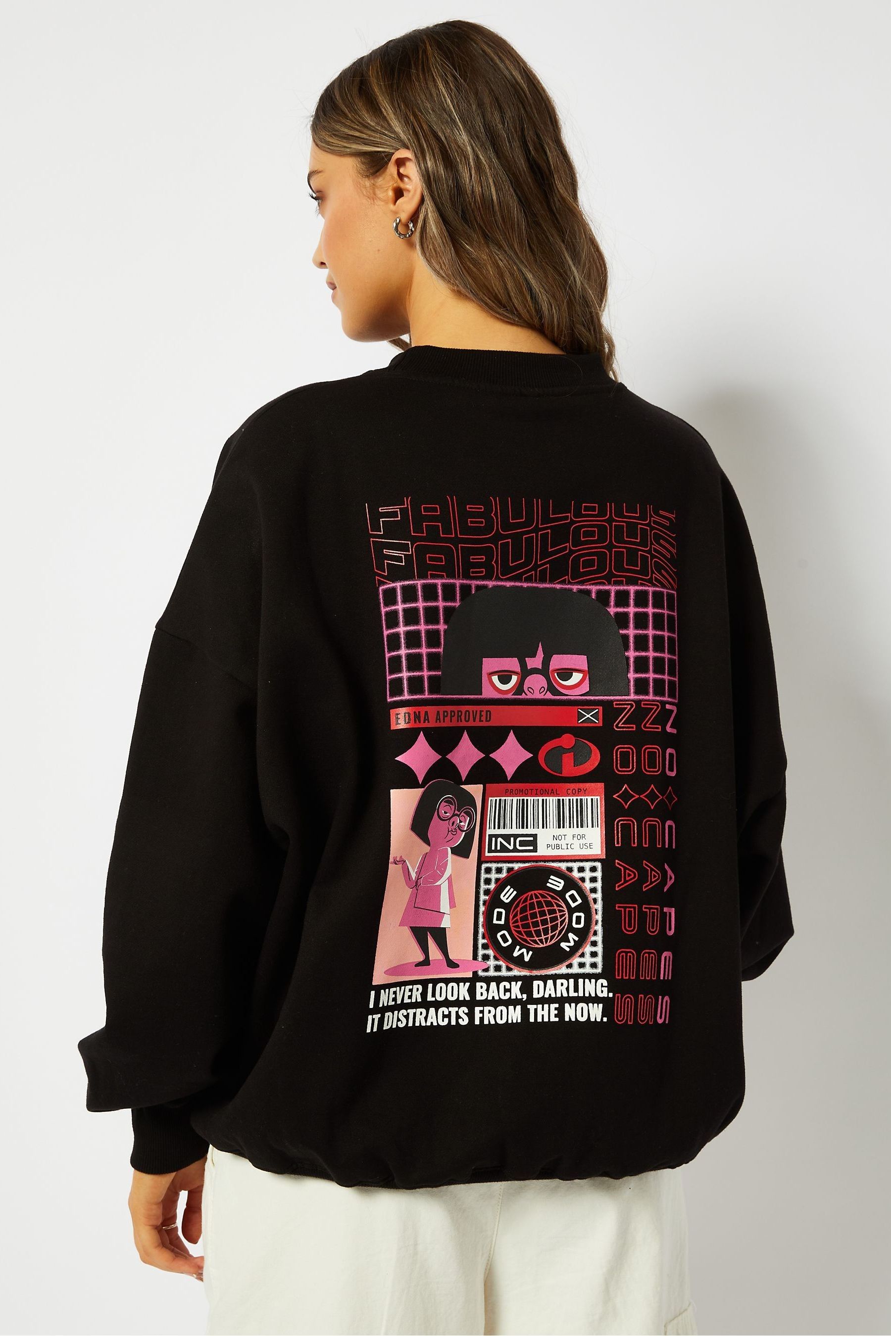 Buy Skinnydip Disney Edna Mode Sweatshirt from Next Luxembourg