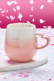 Pink Miss to Mrs Engagement Mug - Image 1 of 2