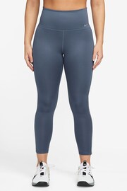 Nike Light Blue Therma-FIT One High-Waisted 7/8 Leggings - Image 1 of 4