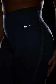 Nike Light Blue Therma-FIT One High-Waisted 7/8 Leggings - Image 4 of 4