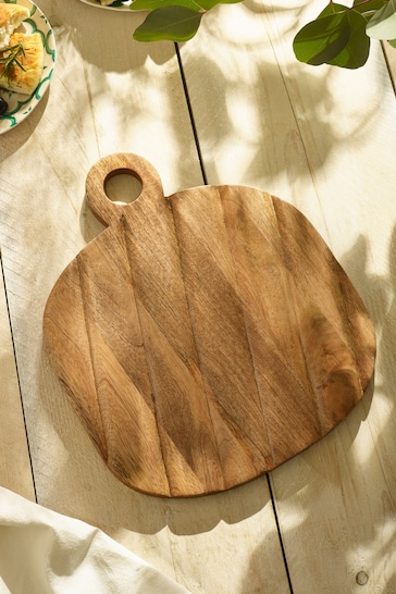 Natural Textured Mango Wood Serve Board