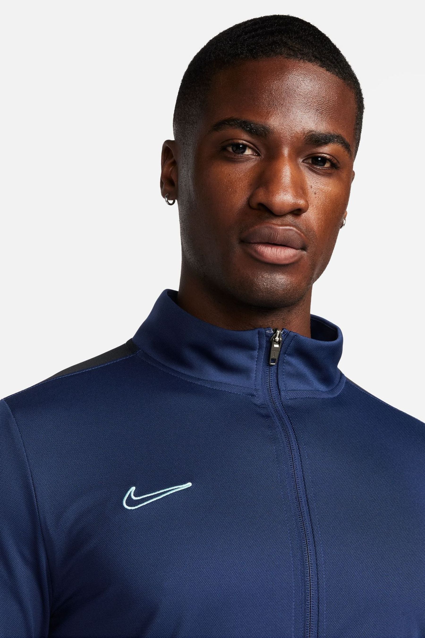 Dark blue nike tracksuit store