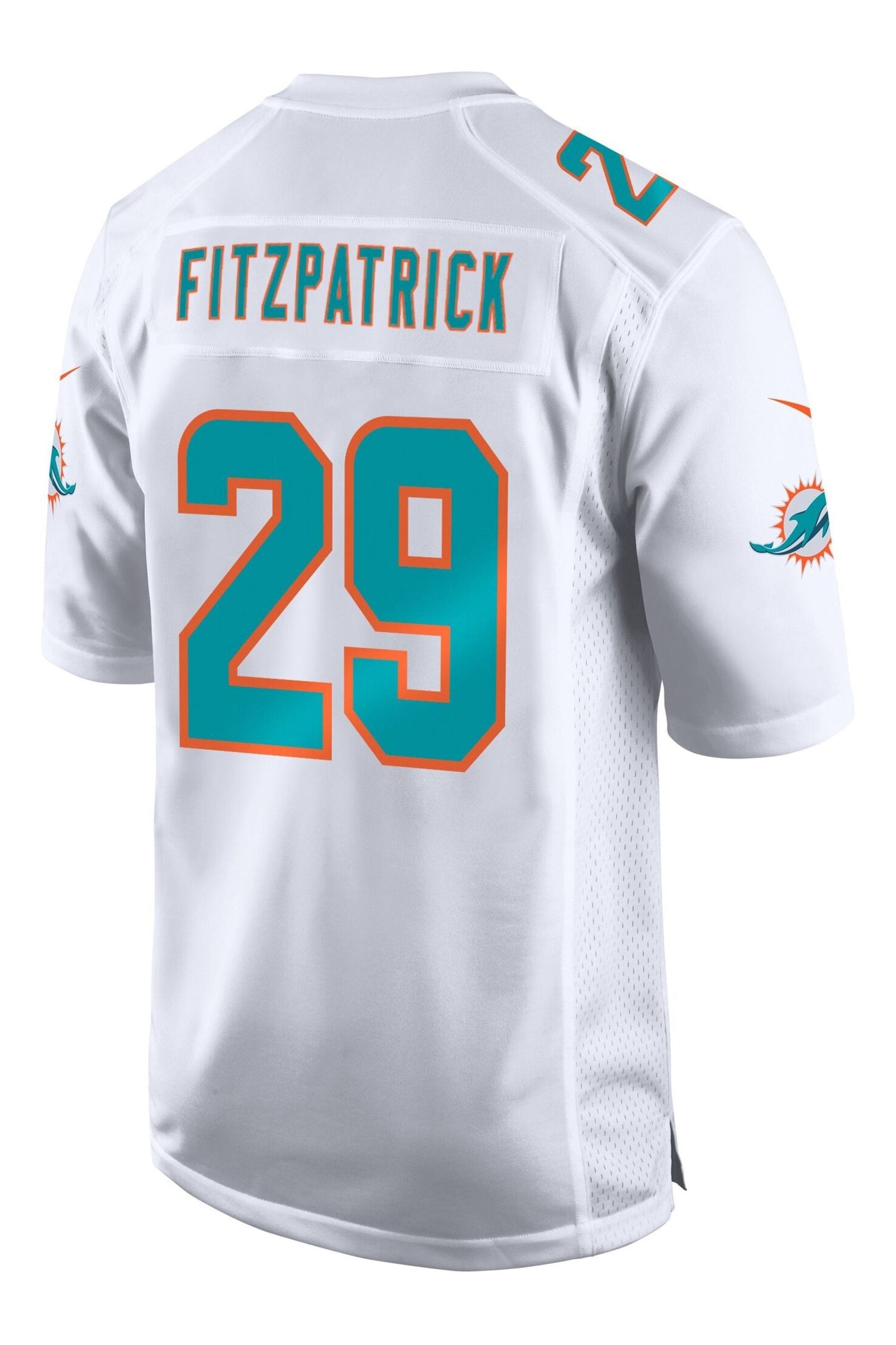 Buy Nike White Miami Dolphins Road Game Jersey Minkah Fitzpatrick from the Next UK online shop
