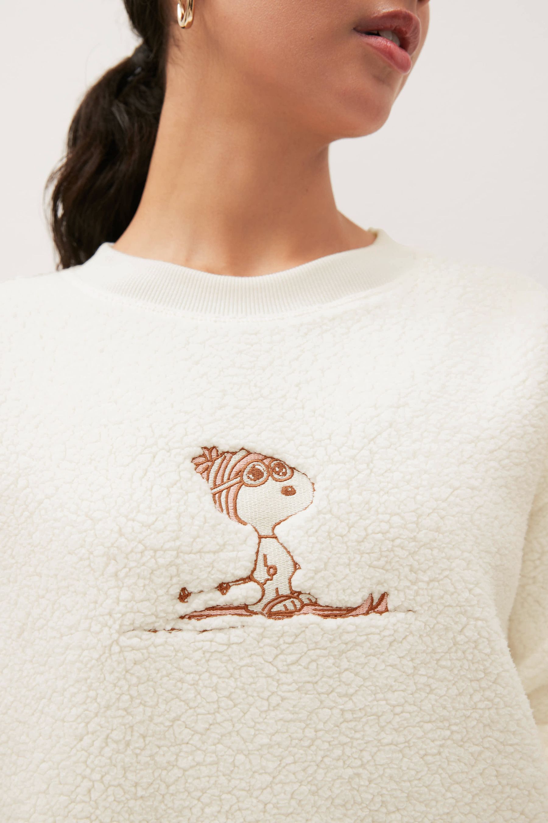 Snoopy ski jumper discount