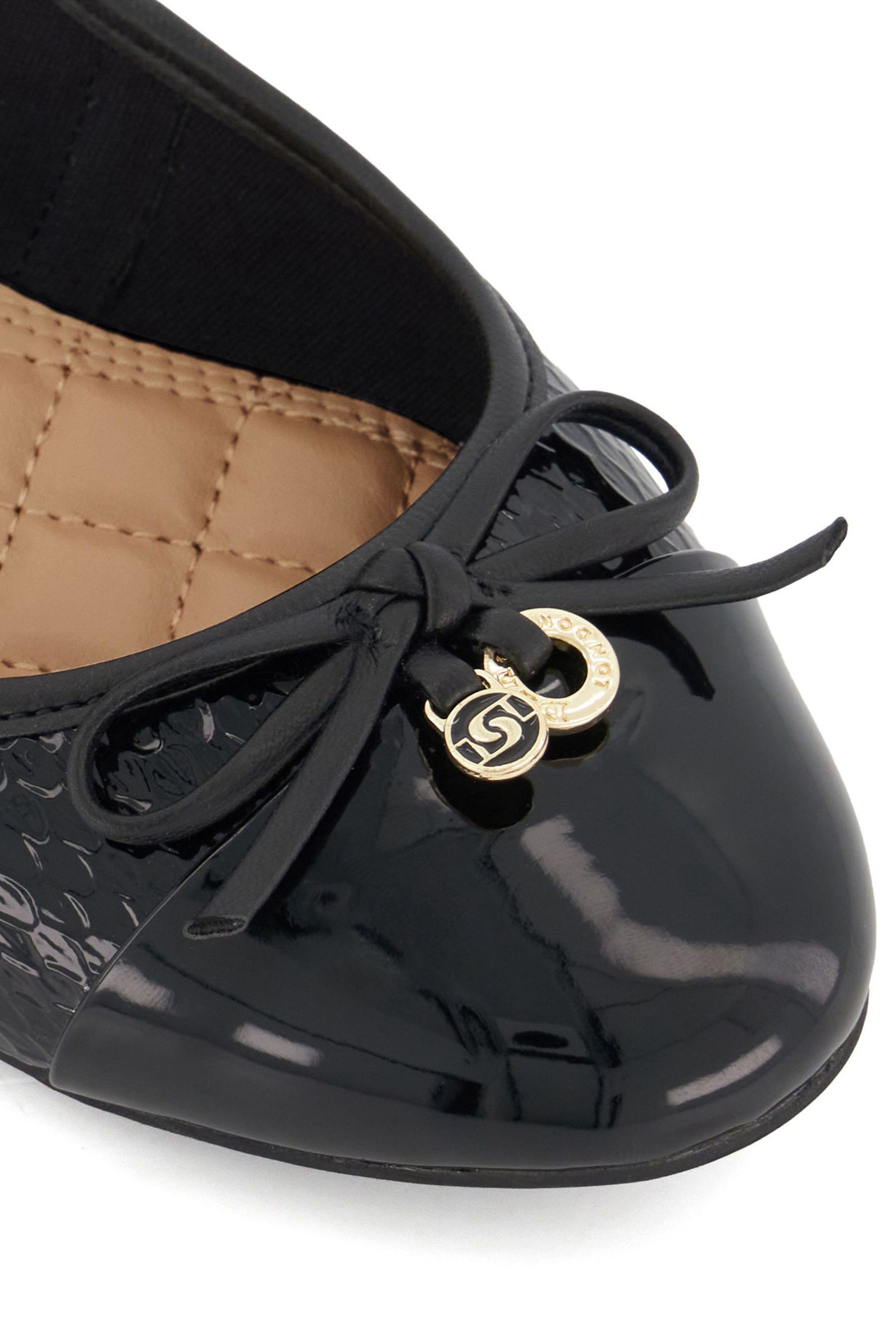 Dune ballerina shoes sales