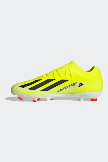 adidas Yellow Football X Crazyfast League Firm Ground Adult Boots