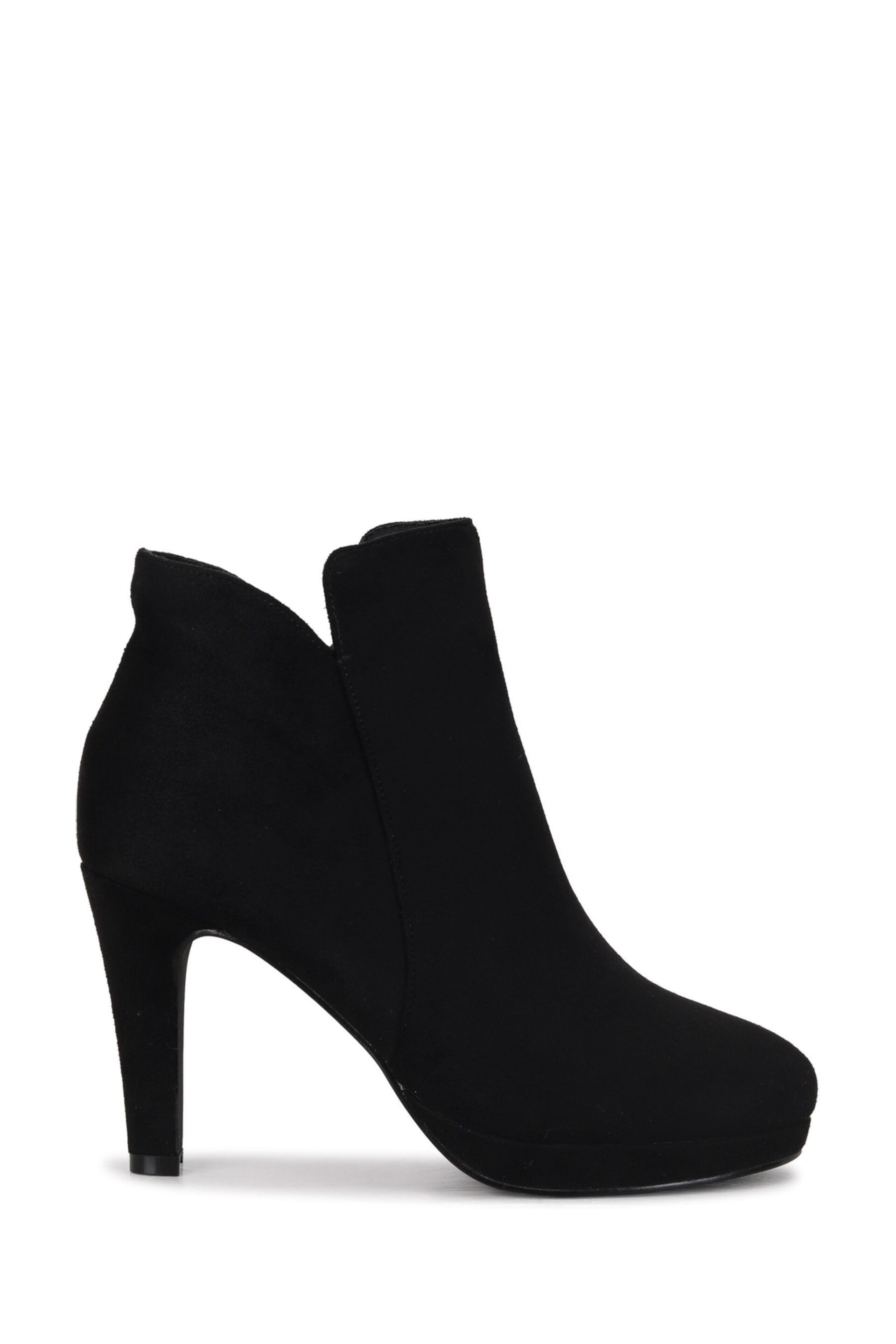 Linzi Black Layara Platform Ankle Boots With Stiletto Heels - Image 2 of 4