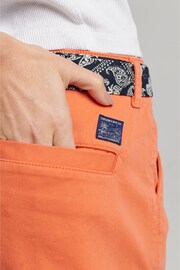 Superdry Orange Chino Hot Shorts - Image 6 of 6