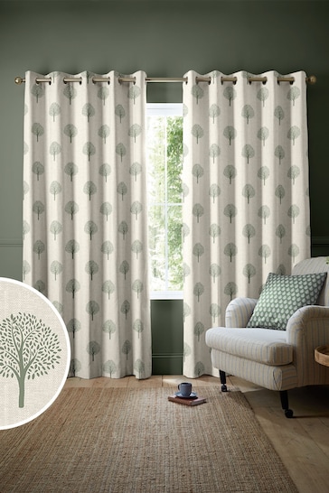 Emily Bond Fern Yew Tree Made to Measure Curtains