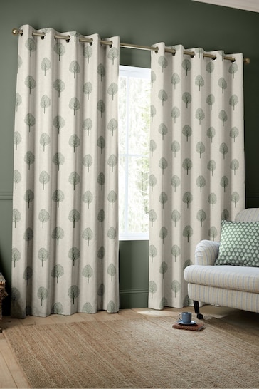 Emily Bond Fern Yew Tree Made to Measure Curtains