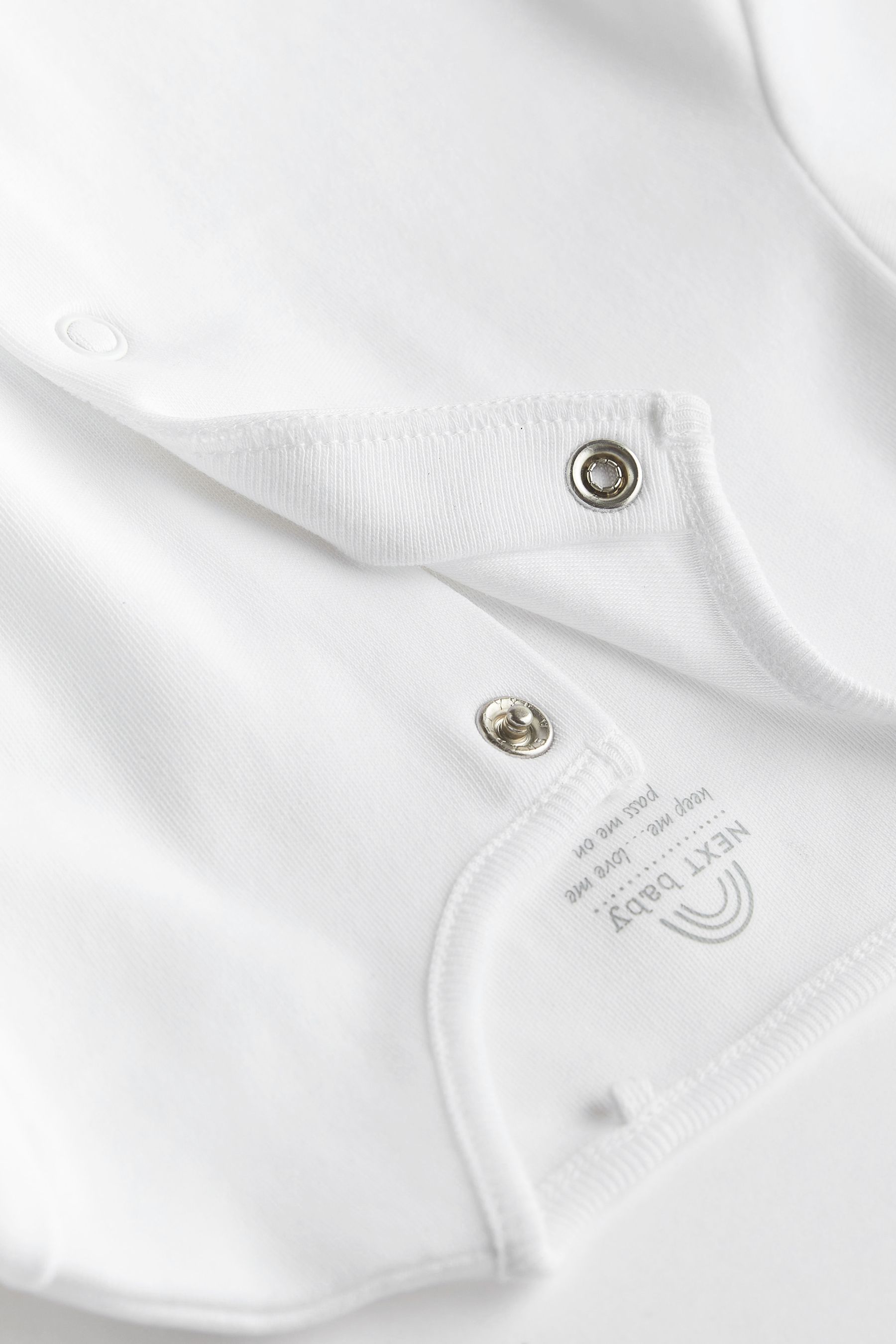 Pyjamas Bébé 100% Coton NEXT - Lot De 3 Dors-Bien Avec Col, Moufles Anti-Griffures, Semelle Antidérapante