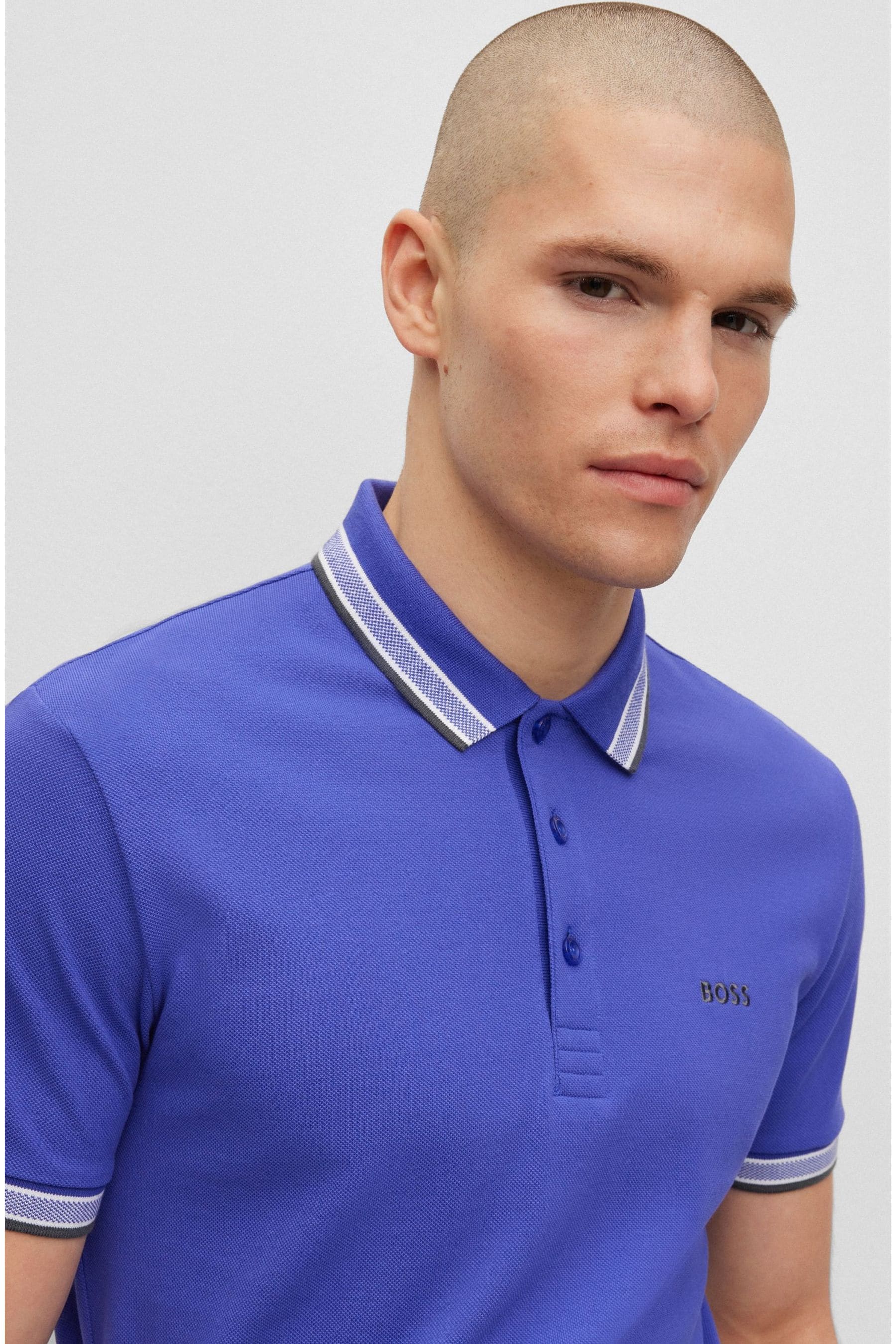 Buy BOSS Purple Paddy Polo Shirt from the Next UK online shop