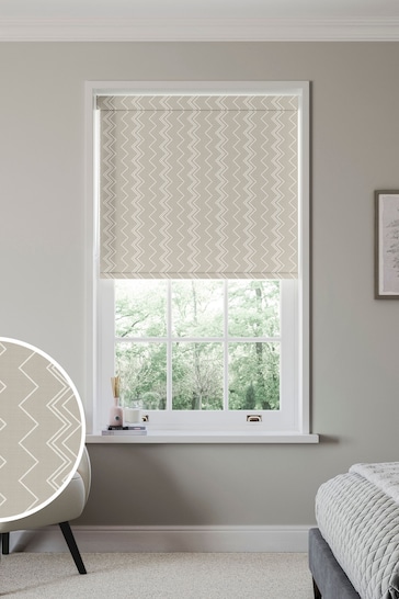 Natural Zally Made to Measure Roller Blind