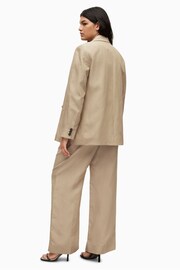 AllSaints Brown Petra Trousers - Image 2 of 9