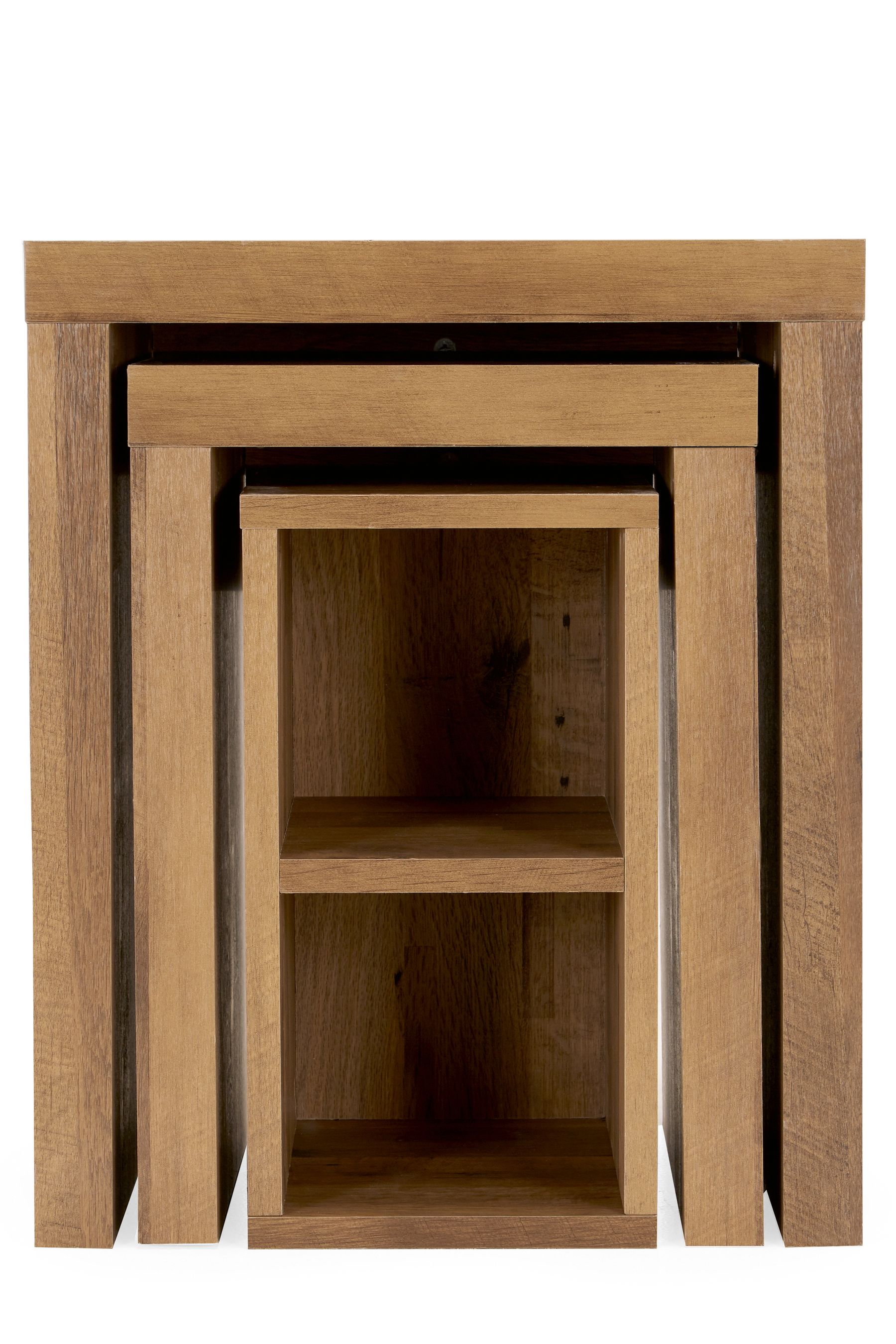Dark oak nest of tables discount