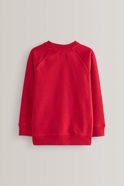 Red 1 Pack Crew Neck School Sweater (3-17yrs) - Image 2 of 5