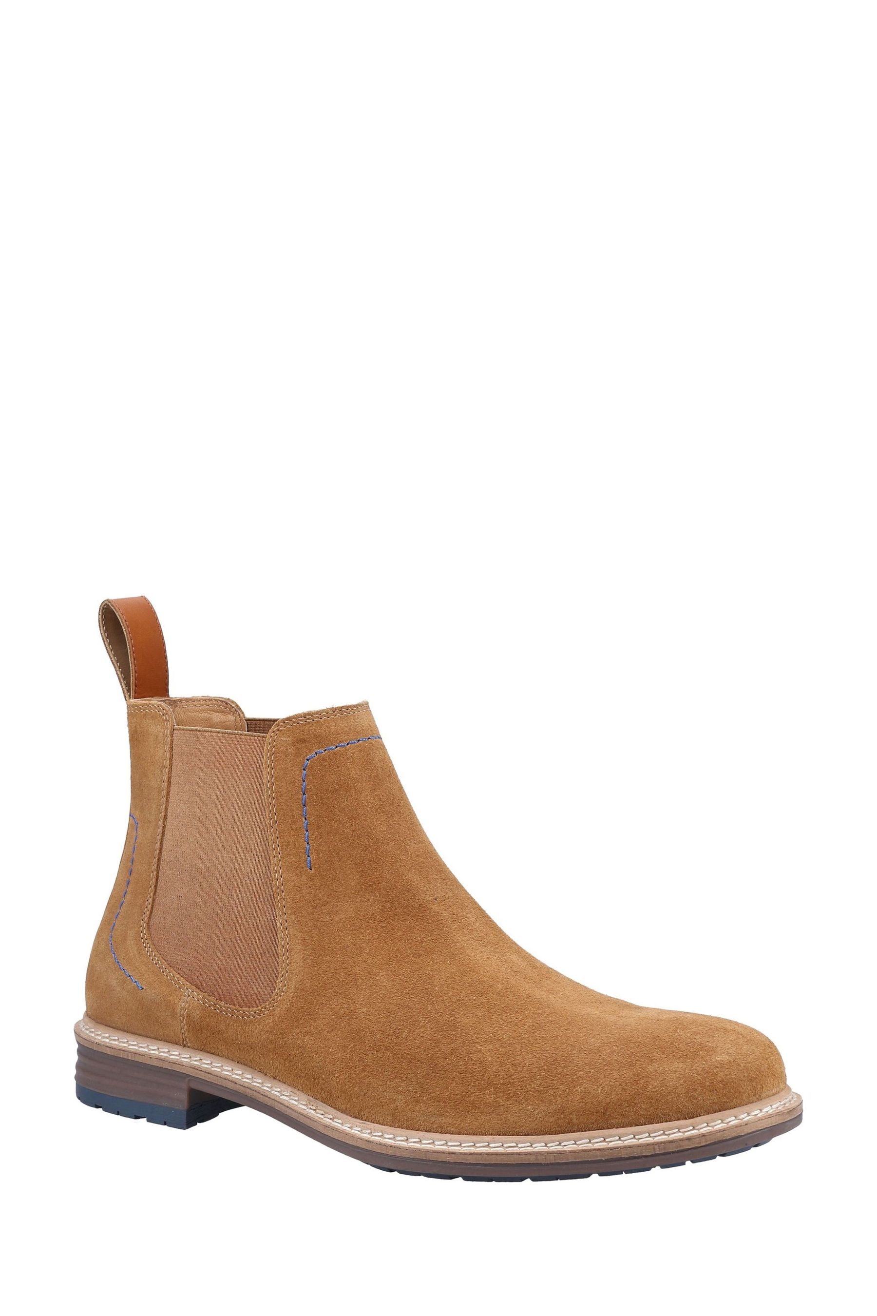 Buy Hush Puppies Brown Justin Suede Chelsea Boots from the Next UK online shop