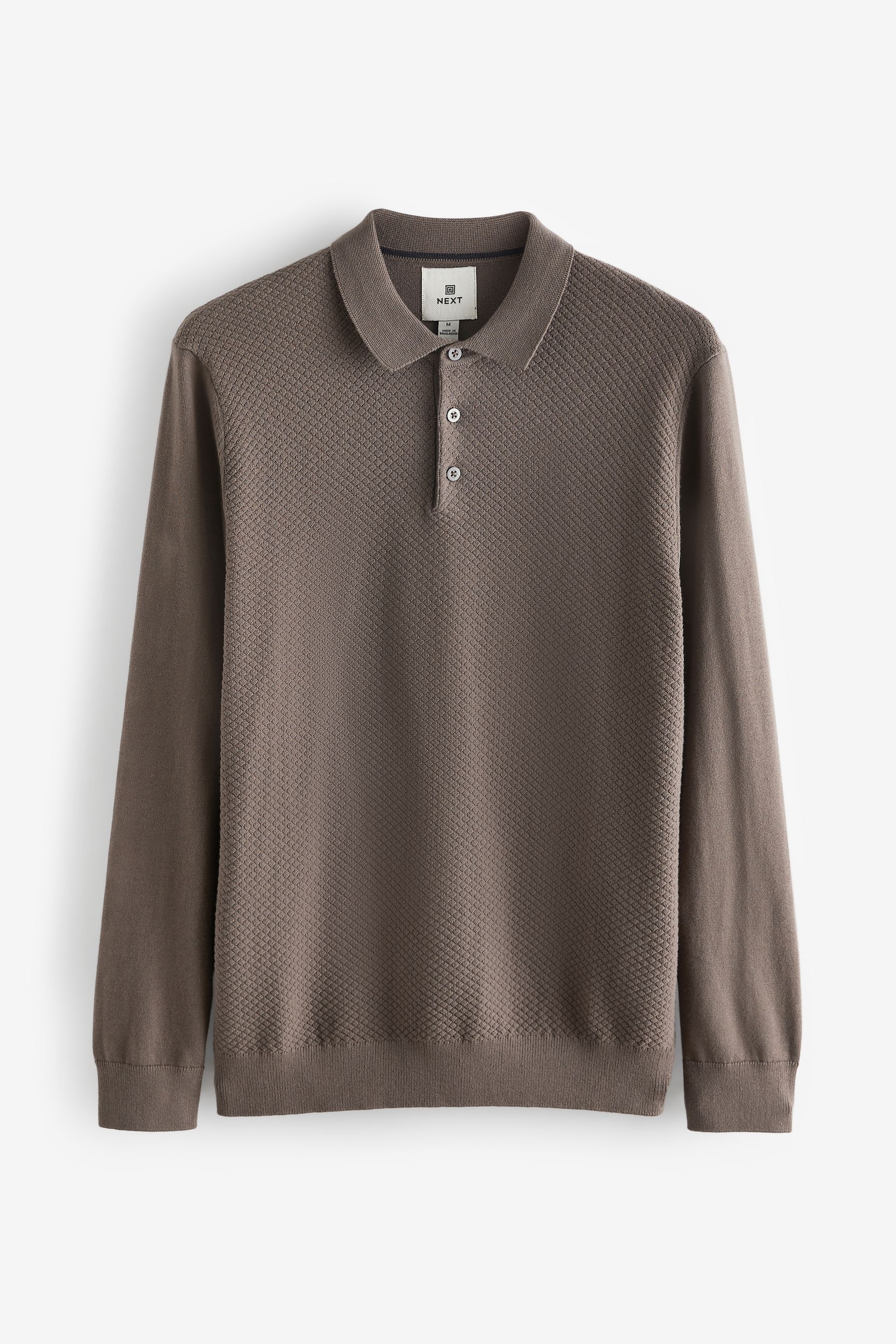 Next mens knitted polo clearance
