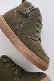 Green Standard Fit (F) Warm Lined Chukka Boots - Image 4 of 5